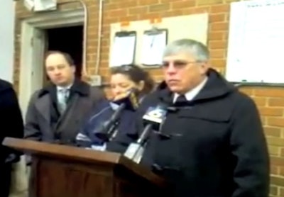 Blair County District Attorney Richard Consiglio discusses Friday's rampage shooting. Screenshot via Altoona Mirror.