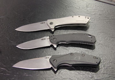 Kershaw's ZT 0801, ZT 0566, and ZT 0770 folders. Photo: Paul Clinton