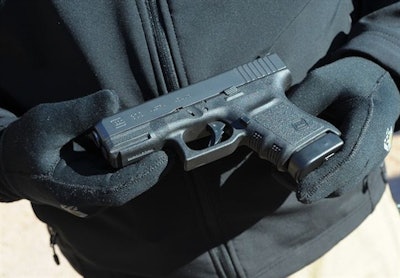 Glock introduced its G30S compact .45 ACP pistol. Photo: Mark W. Clark