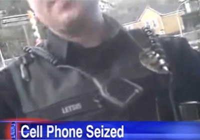 M Video Ore Cop Seizes Phone