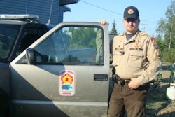 VPSO Sgt. Dan Decker patrols Ekwok. Photo courtesy of Alaska DPS.