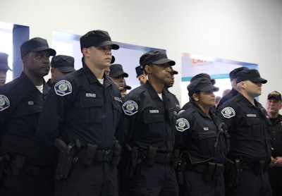 The Camden County PD's Metro Division swore in the first group of officers. Photo courtesy of Camden County.