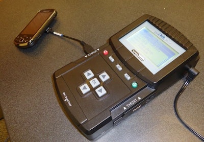 Mobile forensic devices can extract data from seized cellular phones. Photo by Graham Kuzia.