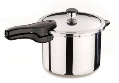 A six-quart pressure cooker can function as a housing for an IED.