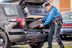 TruckVault's Lift System is designed to allow spare tire access for Ford Explorer pursuit vehicles. The company’s Lift Technology uses air assist cylinders to make lifting the entire unit a snap. Simple in design, its all-steel construction is engineered for heavy service.