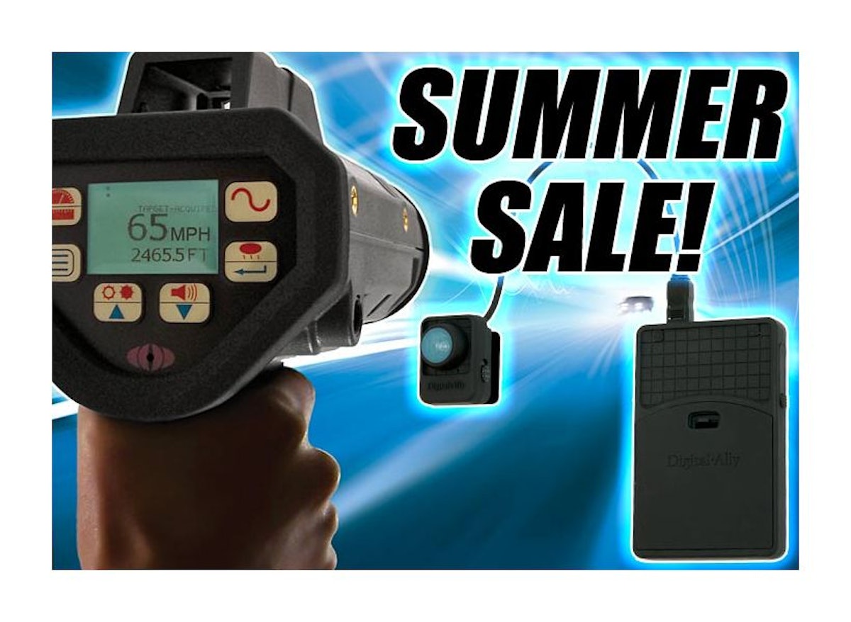 Body Cam, Speed Gun Summer Sale From Digital Ally Police Magazine
