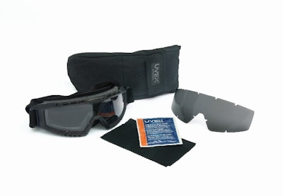 Photo of the Uvex XMF tactical goggle courtesy of Honeywell.