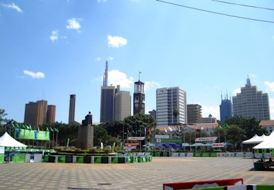 Photo of a view of Nairobi courtesy of Wikimedia.
