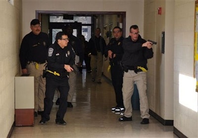 Photo of active shooter training courtesy of Northern Virginia Community College.