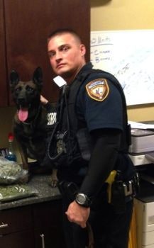 Deputy Jason Denham and his canine partner Sjors. (Photo: Harris County Sheriff's Office)