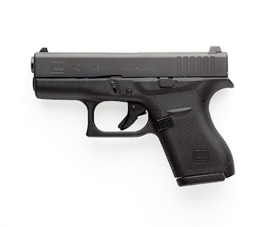 The .380 caliber G42 is the smallest pistol ever made by Glock.