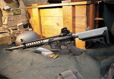 AR-15 rifle (Photo: Mark W. Clark)