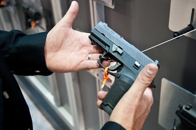 SIG P320 at 2014 SHOT Show (Photo: Mark W. Clark))