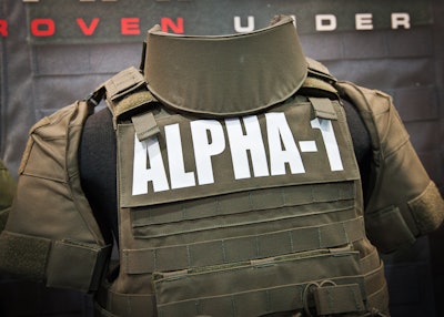 Point Blank's new Alpha-1 tactical armor disassembles and reassembles without wires. (Photo: Mark W. Clark)