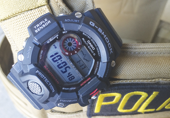 Police Product Test: Casio G-shock GW-9400 Rangeman Watch | Police