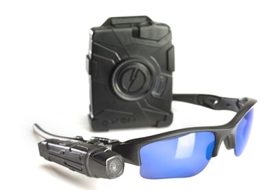 Fort Worth PD uses TASER AXON Flex cameras. Photo courtesy of TASER