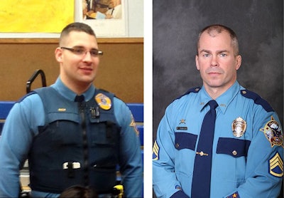 (L-R) Trooper Gabriel 'Gabe' Rich and Trooper Sgt. Patrick 'Scott' Johnson Photos: Alaska Department of Public Safety