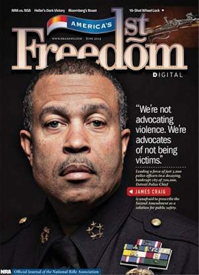 Cover of the June issue of America's 1st Freedom magazine.