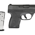 The Nano comes standard with a six-round, single-column magazine. Note the texturing on the backstrap of the grip frame.