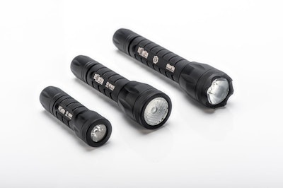 Elzetta's Alpha, Bravo, and Charlie tactical lights.