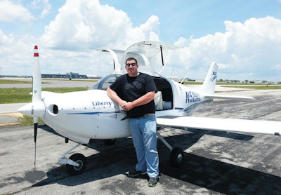 Dep. John Braman of the Volusia County (Fla.) Sheriff's Office began learning to fly a plane as a birthday present to himself this year. Photo: John Braman