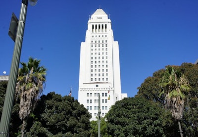 Photo of L.A City Hall: flickr/Roger