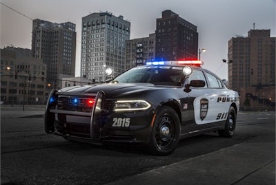 The 2015 Dodge Charger Pursuit features sleeker styling and improvements in the cockpit. (Photo: Chrysler)