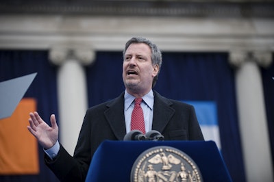 Photo of NYC Mayor Bill de Blasio from Bill de Blasio Flickr