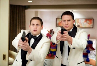 Suburban Houston agencies sent officers into area high schools to pose as students. The scenario is similar to the plot of the movie and TV show '21 Jump Street.' Jonah Hill, left, and Channing Tatum starred in the Columbia Pictures action comedy '21 Jump Street.' (Courtesy of Scott Garfield/Columbia Pictures/MCT) (Photo: Publicity Still)