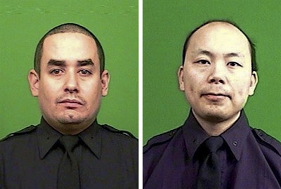 NYPD Officers Rafael Ramos and Wenjian Liu were killed in an ambush last year. (Photo: NYPD)