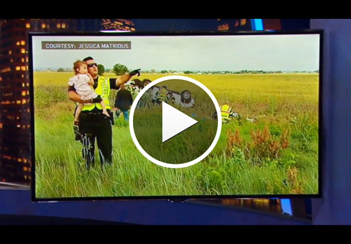 Video Colorado Officer Comforts Toddler After Her Father was Killed in