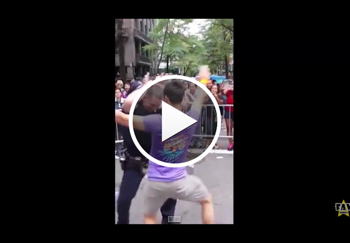 Video Footage of NYPD Officer Dancing at Gay Pride Parade Goes Viral