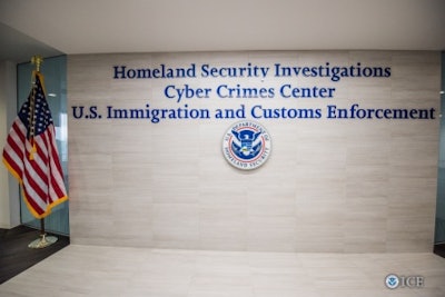 The entrance to the ICE Cyber Crimes Center. (Photo: ICE)