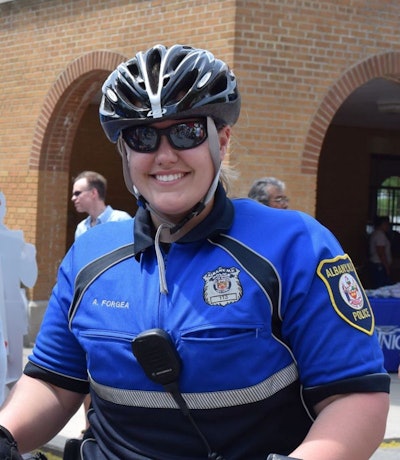 Officer Amy Forgea of the Albany (N.Y.) Police Department is trained as an EMT. (Photo: Albany PD)