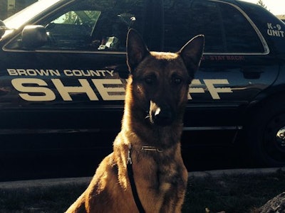 K-9 Wix was a 3-year-old Belgian Malinois. (Photo: Brown County Sheriff's Office)