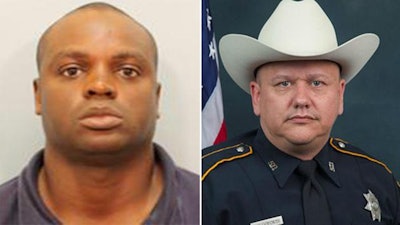 Shannon J. Miles is charged with the murder of Deputy Darren Goforth (Right). (Photo: Harris County Sheriff)