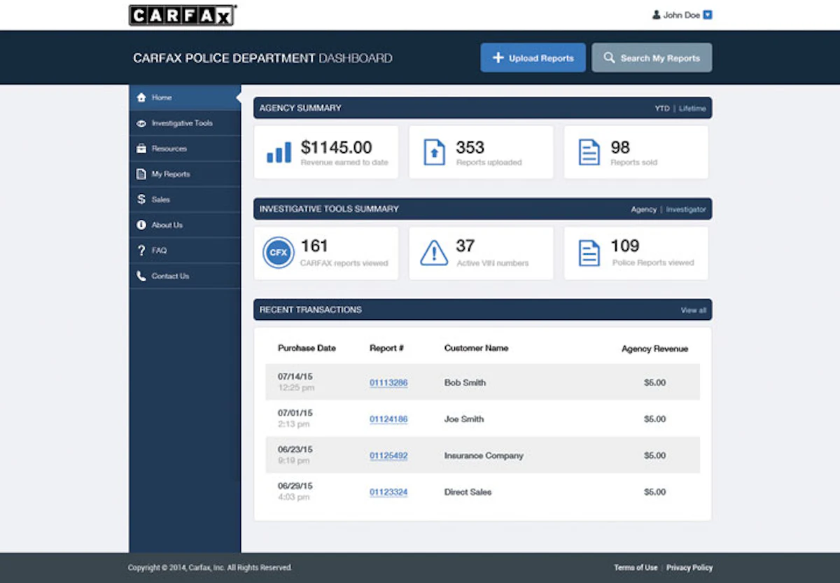 Carfax Auto Detailing for Investigators Police Magazine