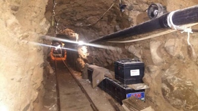 This drug tunnel led from Tijuana into San Diego County. (Photo: Mexico Federal Police)