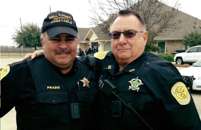 Constable Thomas Prado (left) with Deputy Constable Jeffrey Radford (right).