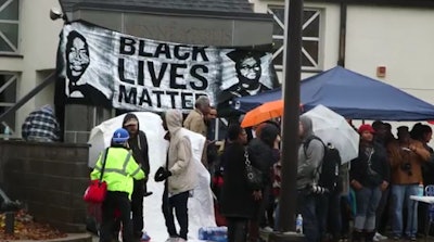 Black Lives Matter is protesting the shooting of an assault suspect by Minneapolis officers. (Photo: Minneapolis Star-Tribune video screen shot)