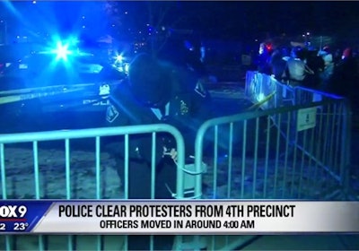 M Minneapolis Protest Break Up