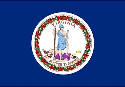 M Flag Of Virginia