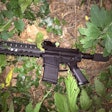 This AR-style rifle was recovered at the scene. (Photo: Baltimore PD)