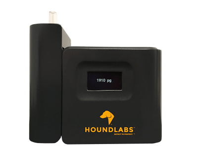 The Hound marijuana breathalyzer (Photo: Hound Labs)