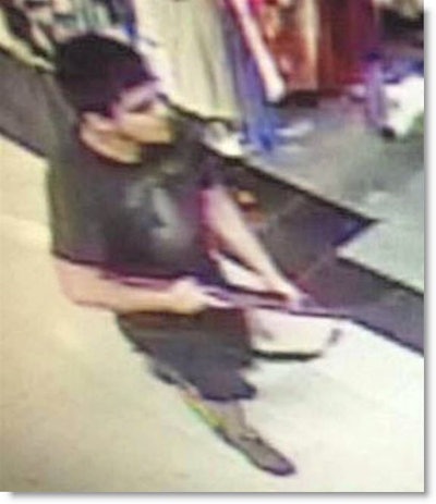 Surveillance video image of man suspected of killing five people in the Cascade Mall in Burlington, WA. (Photo: Skagit County Department of Emergency Management)