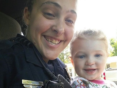 Investigators believe Cassie Barker was visiting another officer at his home when she left her child in a patrol car for around four hours. (Photo: Facebook)