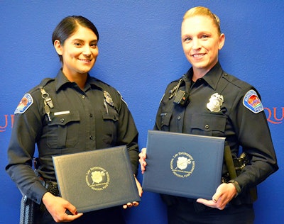 Officer Candace Bisagna and Officer Brandi Madrid of the Albuquerque (NM) Police Department (Photo: NLEOMF)