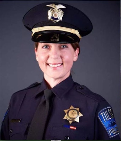 Officer Betty Shelby faces a charge of first-degree manslaughter in the shooting of Terence Crutcher. She pleaded not guilty Friday. (Photo: Tulsa PD)
