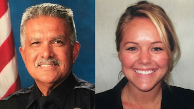 Officers Jose Gilbert Vega and Lesley Zerebny (Photo: Palm Springs PD)