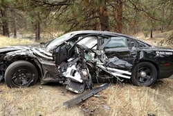 Idaho State Police Trooper Brandalyn Crapo was injured in a Sunday crash while escorting the U.S. Capitol Christmas Tree. (Photo: Idaho State Police)